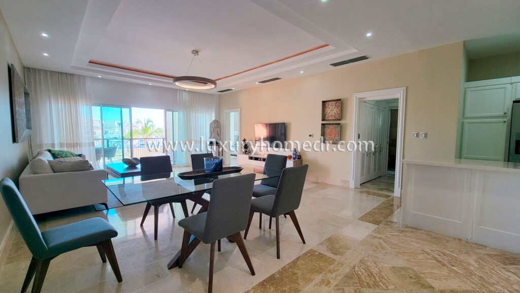 Condo with La Marina View in Aquamarina Cap Cana 2