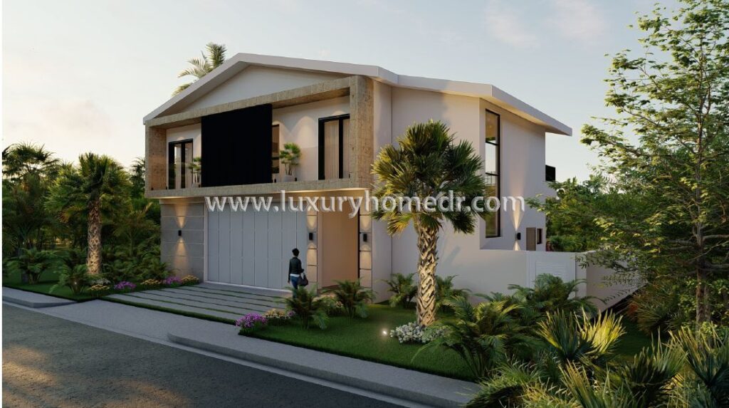 New Villa Under Construction in Punta Cana Village West 2