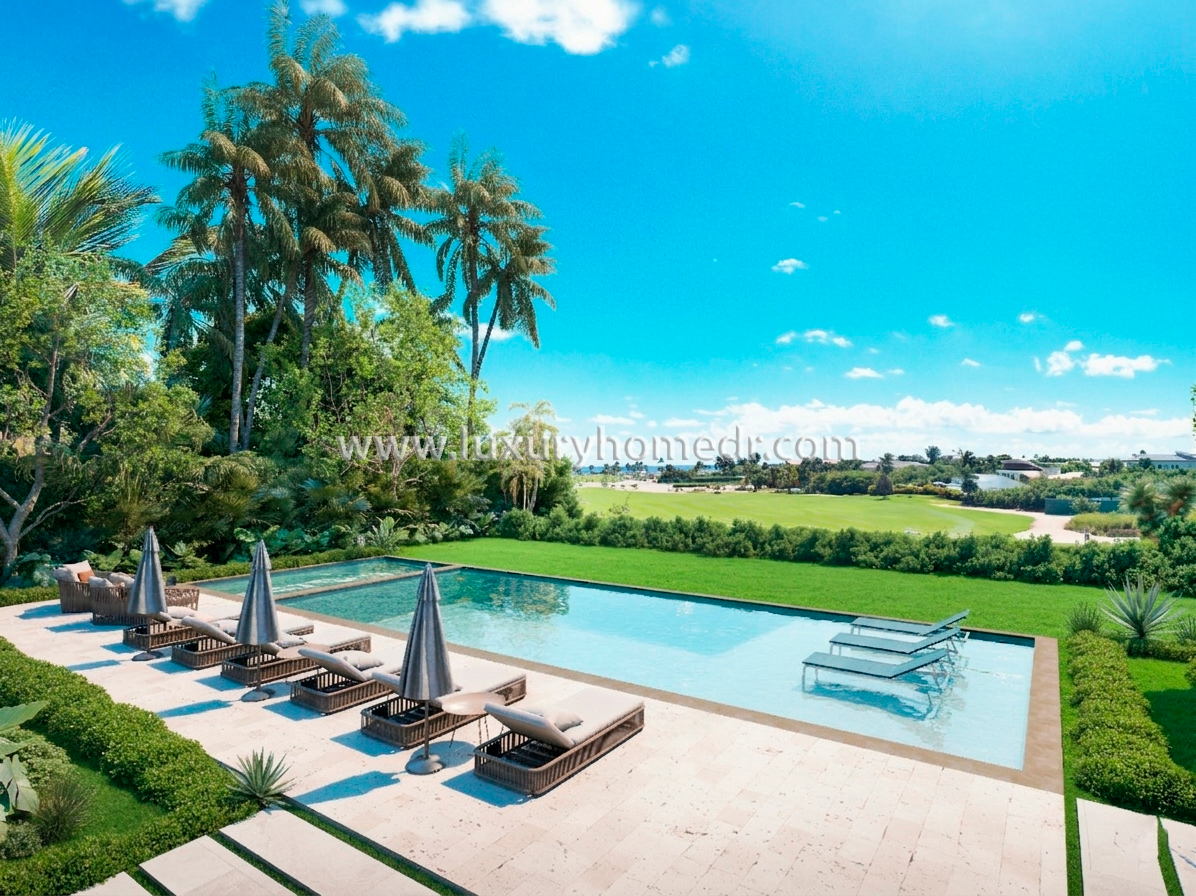 Contemporary 7BR Villa For Sale Overlooking Punta Espada Golf Course in Punto Cayuco